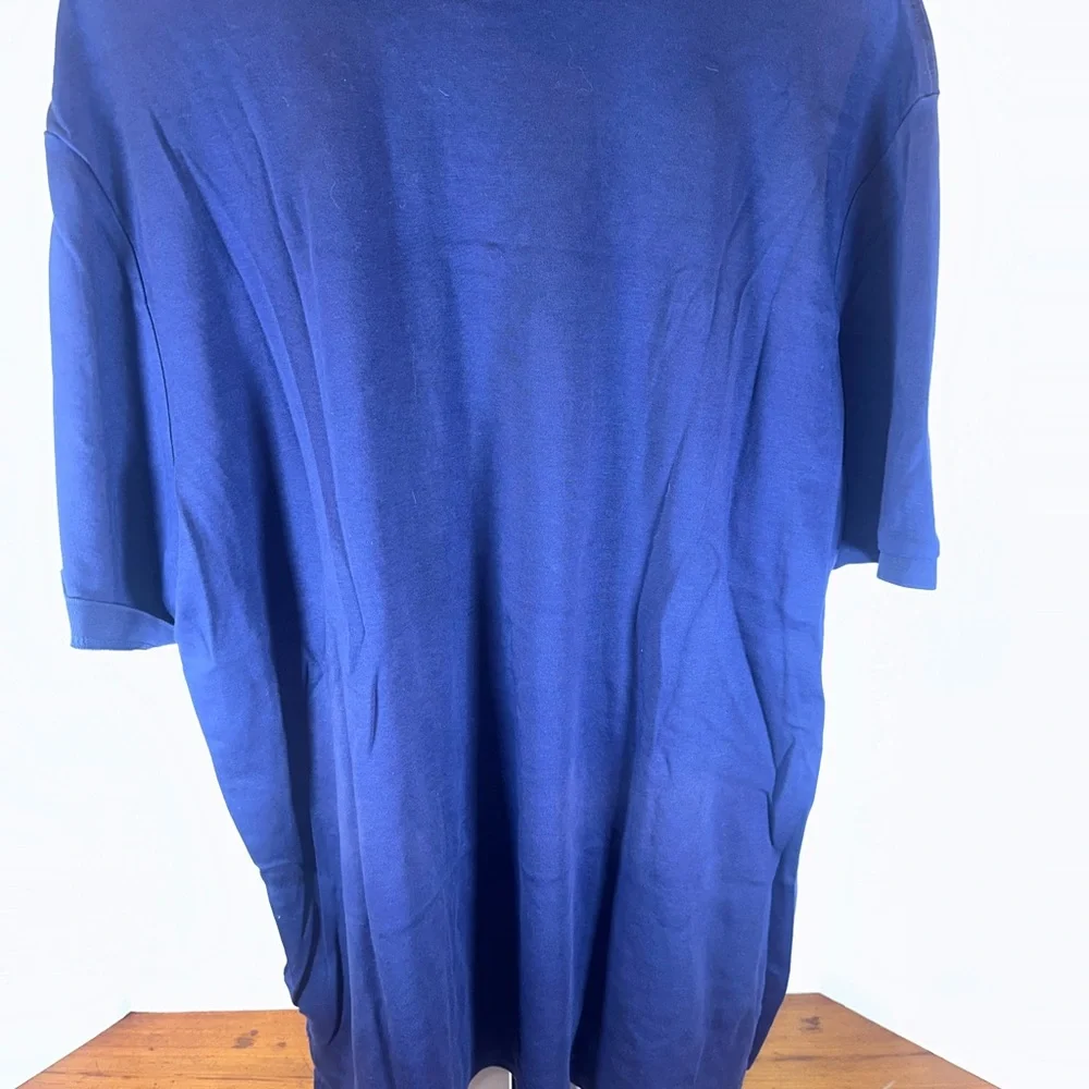 Polo Ralph Lauren Men Blue Classic-Fit Soft Pony Logo Short-Sleeve Shirt XXL